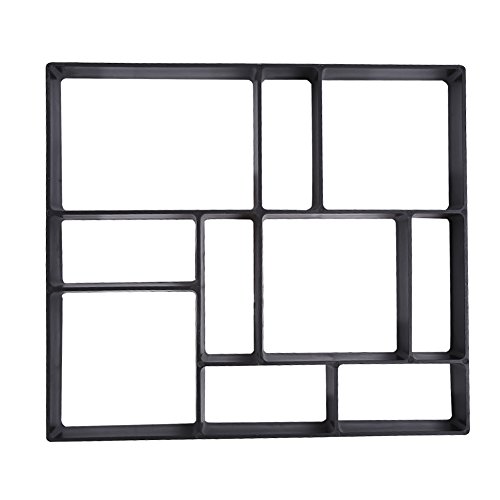 Beton Pflasterung Form, Pflaster Kunststoffform für Gartenwege, Gehwege und Außenverbesserungen, PP Material Garten Pflasterform Betonsteinform