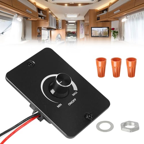 LED XCb` DC12V 5A LEDe[vCg XgbvCg 0~100iKŖ邳 ԍڗp RVE{[gEgbNEg[[Ɩp ON/OFFXCb` ƖRg[[ (ubN)