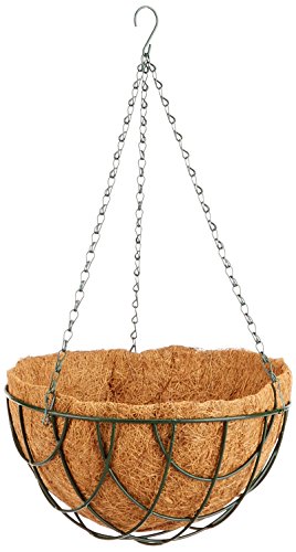 Mintcraft GB-4303-3L 12-Inch Hanging Basket with Coconut