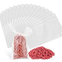 Lot De 200 Sacs PVA Hydrosolubles Pour Pêche à La Carpe – Se Dissout Dans L'eau, Appâts Concentrés