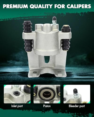 Image of SCITOO Rear Left Brake Caliper Without Bracket 184859 Compatible For Ford For F-150 2004-2011 For Ford For Lobo 2005-2009 For Lincoln Mark LT 2006-2008 2010-2011