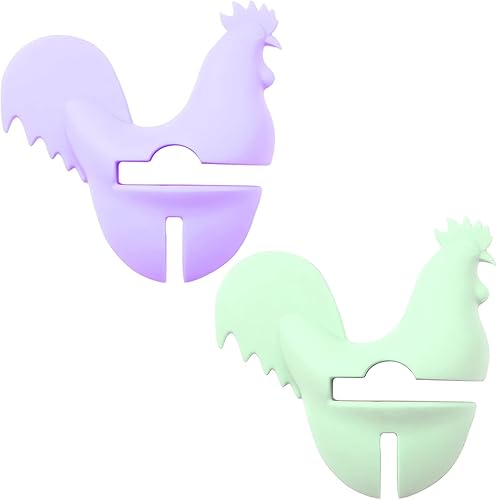 Miniatura 2 de Lindo soporte para cuchara de cocina de gallo, soporte para utensilios de cocina, soporte lateral para cuchara con clip lateral para soportes de