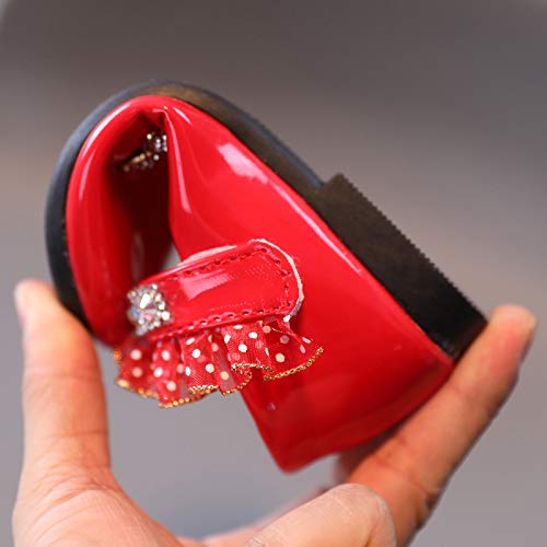 Toddler Girls Mary Jane Dress Shoes Rhinstones Ballet Flats Flower Girl School Party Wedding Shoes3