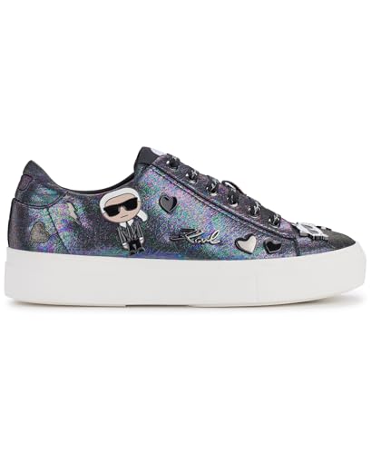 Image of Karl Lagerfeld Women's Cate Pins Lace Up Sneaker