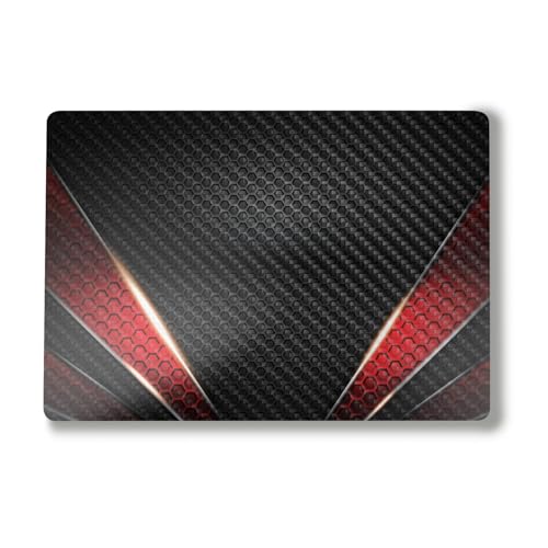 Carbon Fiber Laptop Skin Compatible with Alienware M18 R2 (2024) - Hex Rays - Premium 3M Vinyl Protective Wrap Decal Cover - Easy to Apply | Crafted in The USA by MightySkins