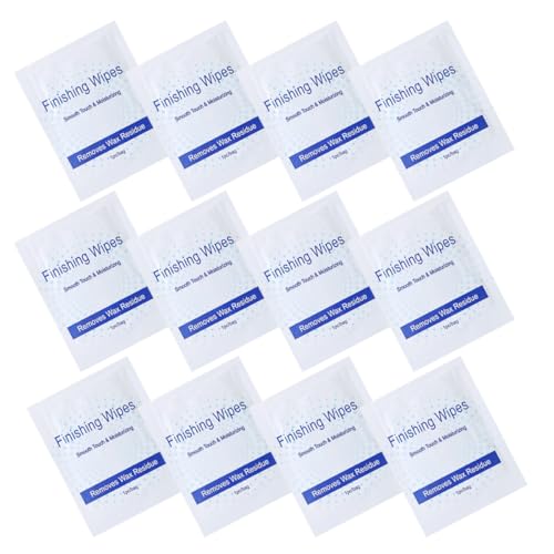 Veemoon Salviette Detergenti per Rimuovere Cera Corpo 20 Pezzi Salviette di Finitura Dopo Ceretta per Donna Uso Post-depilazione Pulizia Residui e Mani Piedi