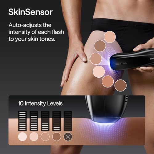 ulike x ipl hair removal device laser hair removal with ice-cooling dual lights amp skin senor for nearly painless amp long-lasting hair removal 3 modes tailored for stubborn hair gift for smooth skin