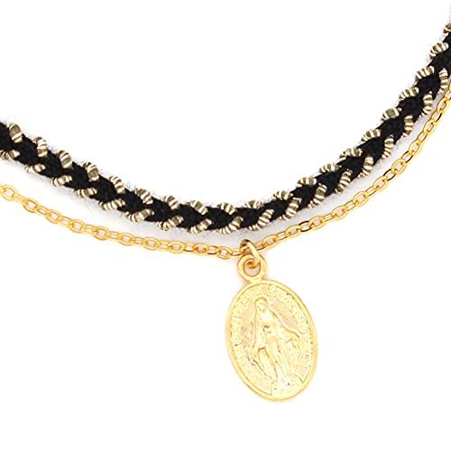 [�W���G���[�V���b�v�G��] ���{�� ���� �}���A ���_�C ���[�v �R �`�F�[�� �A���N���b�g ���f�B�[�X �����Y �����A�����M�[�Ή� �u���b�N �S�[���h a9122-BL