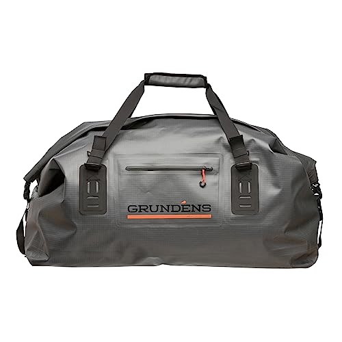 Grundens Shackleton 2.0 Duffel 105L - Waterproof, Welded Construction, Roll Top Closure, and External Secure Zipper Storage for Fishing and Outdoor Use, Anchor