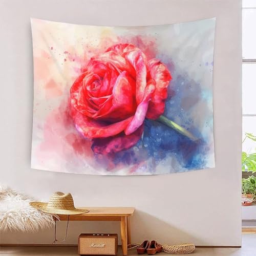 Tapisserie murale 3D rose en textile haut de gamme pour une decoration interieure chic