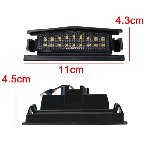 Lámparas de matrícula para coche Mazda 2 2016 soluciona fallo luces fundidas 6