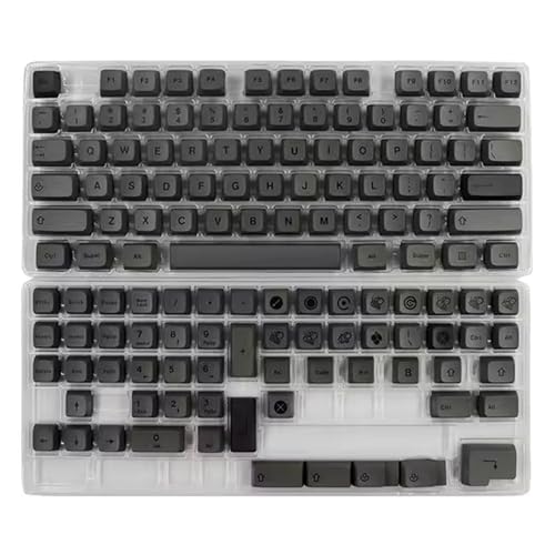 133Key PBTs Keycaps XDA Altezza DYE-SUB Keycap Per Interruttori Tastiere Meccaniche Nebbie grigio
