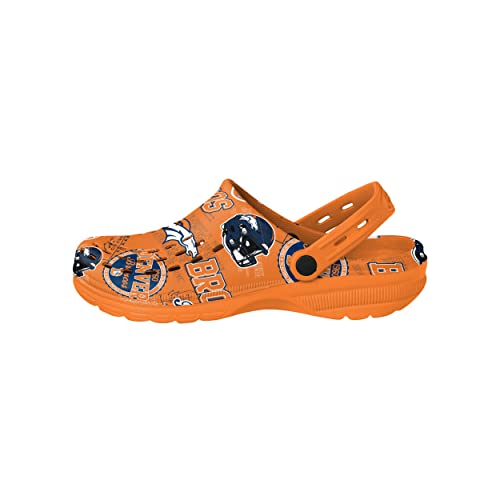 Image of FOCO Arizona Cardinals NFL Mens Historic Print Clog with Strap