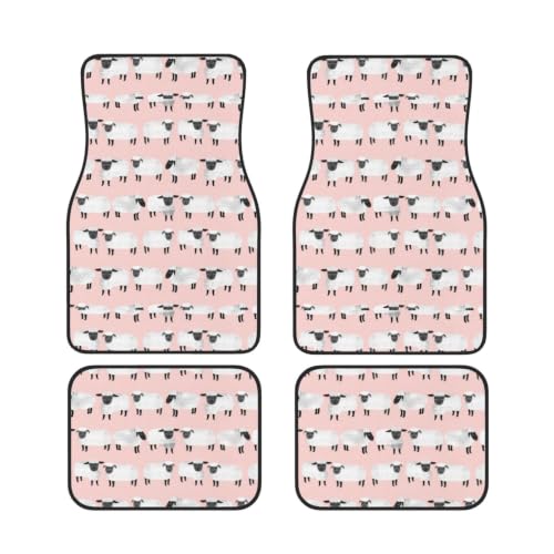 Alfombrillas de coche decorativas para amantes de los animales de granja y el campo