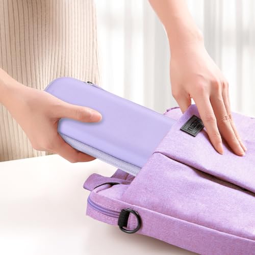 Image of AGPTEK Case Holder for Apple Pencil, Slim PU Leather Carrying Case Pouch Cover Compatible with Apple Pen Accessories, USB Cable, Earphone, Samsung Stylus iPad Pro Pen /Pencil, Recording Pen, Purple | for Apple Pen Accessories, MP3 Players, USB Cable, Earphone, Samsung Stylus iPad Pro Pen /Pencil, Recording Pen (Purple)