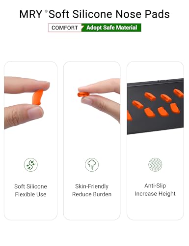 Image of Mryok Replacement Nose Piece Nose Pads for Oakley Half Jacket /Flak 2.0 /Half Jacket 2.0 /Flack Jacket Sunglass - Options