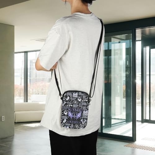 POFULL Fantasy Book Lover Gift Reader Gift Bookis Merch Book Inspired Crossbody Bag4