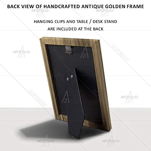 Image of ArtzFolio Antique Music Tabletop Painting Antique Golden Frame 8 x 11.3 inch (20 x 29 cms)