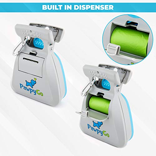 Pawpygo Portable Pooper Scooper (Large), Dog Poop Scooper, 8 Biodegradable Waste Bags And Dog Leash Clip Included, Sanitary Pet Waste Pick Up, Heavy Duty Dog Waste Cleaner With Bag Dispenser #TOP1