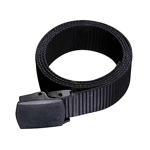 Canvas Belt for Men Tactical Duty Belt Buckle Lightweight Nylon Airport-friendly Men's Casual