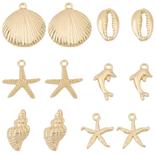 Breloques Thème Marin Océan pour Créer vos Bijoux de Plage d'Été