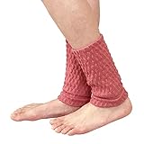 温むすび 健康足首ウォーマー ショート (ピンク/フリーサイズ/編み留めあり) 男女兼用 レッグウォーマー/足首ウォーマー (シルク) 靴下 ソックス (冷え対策/冷房対策/寒さ対策) 山忠 140194