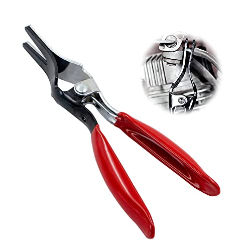 Schlauchschellenzange Auto Kraftstoffleitung Zange Schlauchentferner - Stahl Schlauchlösezange Kraftstoffleitungen Abstreifzange Autowerkzeug zum Schnellen Entfernen von Schläuchen oder Metallrohren