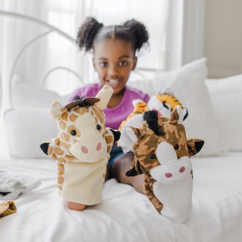 Melissa & Doug Animal Hand Puppets 2-Pack 8-Piece Pretend Play Set - image 7