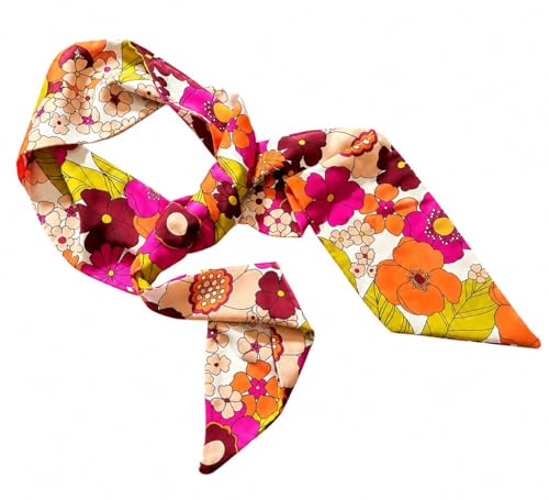 Handmade Floral Hair Scarf for Women