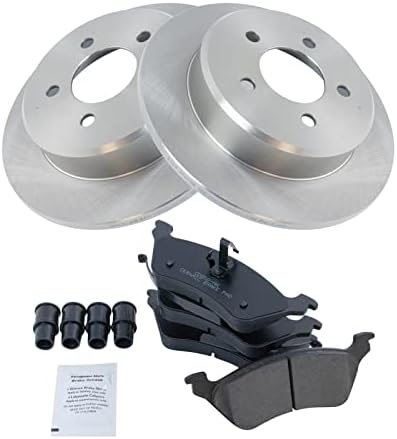 Complete Brake Kit – Front & Rear Rotors, Calipers, Pads For Grand Caravan T&C - View #4