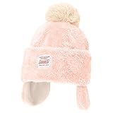 [Coleman] Kids キッズ ボアウィンターキャップ 430-0011 ピンク 53~55cm