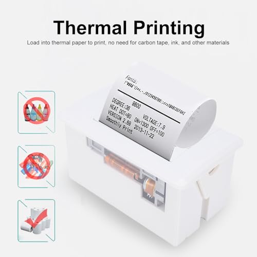 Image of Embedded Thermal Receipt Printer Module, Serial USB 232 BT Interface, White, 203dpi, 58mm Printing Width - Fast 90mm / s Speed, Multi - Platform Support, Ideal for Industrial and