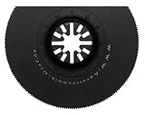 Agrartechnik-Graf Segmentsägeblatt 88 mm Halbrund für Holz, Plastik, Metalle aus HSS Stahl für Fein Multimaster