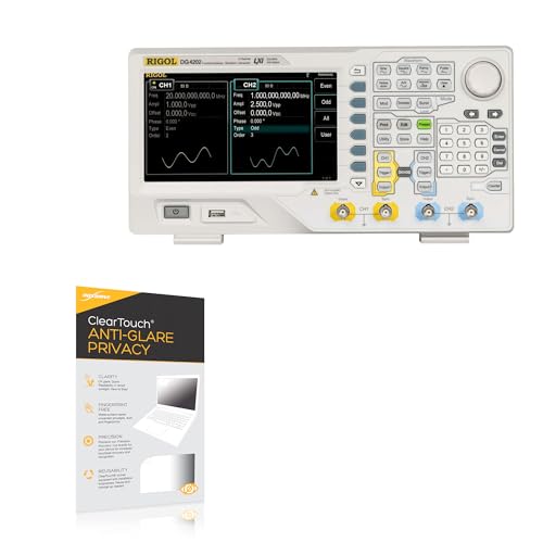 BoxWave Screen Protector Compatible with Rigol DG4202 - ClearTouch Anti-Glare Privacy (2-Pack), Privacy Screen Protector Flexible Film Anti-Glare