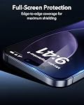ESR 3 Pack for iPhone 16 / iPhone 15 Screen Protector, [9H Hardness] [Military Grade Shatterproof] Full Coverage Tempered Glass Film with Easy Installation Tool, HD Clear, Scratch Resistant