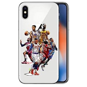 Art Design Funda iPhone 7 / iPhone 8 Lebron James Kobe Bryant ...