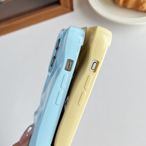Coque iPhone 15 Pro argent motif vague d'eau protection design