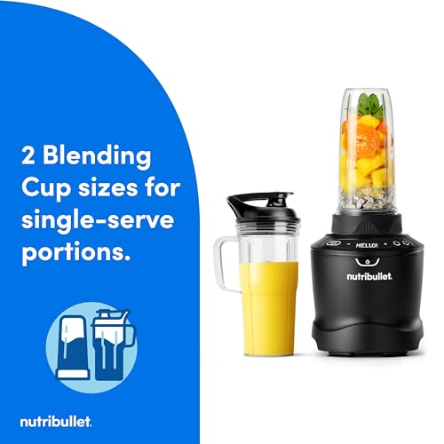 nutribullet® SmartSense Blender Combo, 1400 Watts, Matte Black, NBF50700AK - image 8