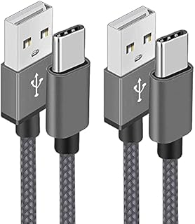 USB C Charger Cable 3M 2Pack Type C Charger Fast Charging 3A Lead Nylon Braided for Samsung Galaxy S22 S21 S20 S10 S9 S8 A12 A20e A21s A40 A51 A70,Huawei P30 P20,Google Pixel,Xiaomi,Sony Xperia,Switch