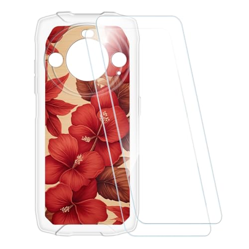 ESACMOT �v�����g�P�[�X + 2�������K���X�t�B���� Blackview BV9300 Pro �Ƃ̌݊�������, �Ռ��z���\�t�g�J�o�[ HD�N���A (�� 3)