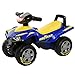 HOMCOM Quad Giocattolo per Bambini 18-36 Mesi con Licenza GOODYEAR con Luci e Suoni Realistici, Blu e Giallo, 60x31x42cm