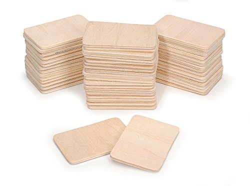 Darice Natural Wood Pieces, Value Pack (100 Pieces)
