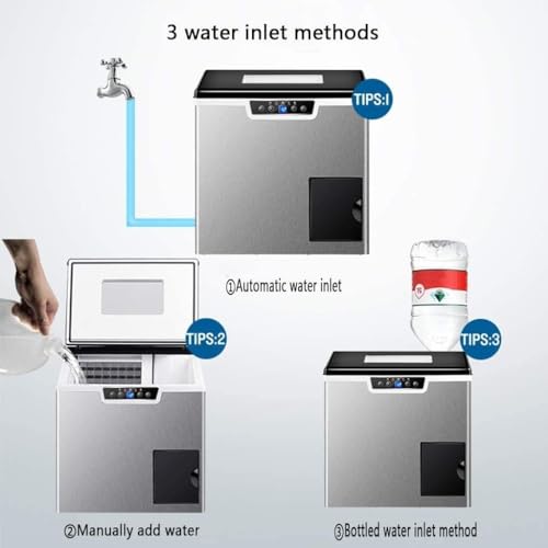 Máquina automática para hacer y triturar hielo miniatura 7