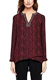 s.Oliver BLACK LABEL 11.912.11.2680 Blusa, Multicolor (Snake Print 39a4), 40 (Talla del Fabricante: 38) para Mujer