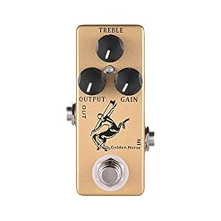 XuBa Mosky Golden Horse Overdrive Pédale d’effet de guitare portable True Bypass - Les Beatles, Paul McCartney, John Lennon, RIngo Starr, George Harrison XuBa Mosky Golden Horse Overdrive Pédale d'effet de guitare portable True Bypass – Image 7