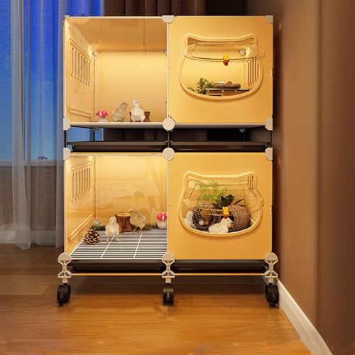 Cage à poulet en rutine avec plateau pour lapin et canard
