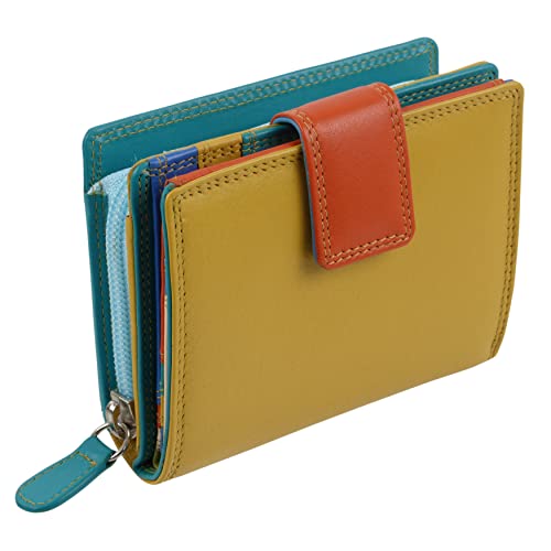Porte-monnaie multicolore pacifique graffiti petit portefeuille compact et design