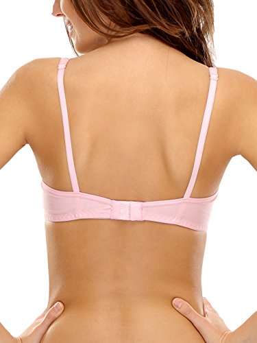 Image of Clovia Women's Cotton Lightly Padded Wire Free T-Shirt Bra