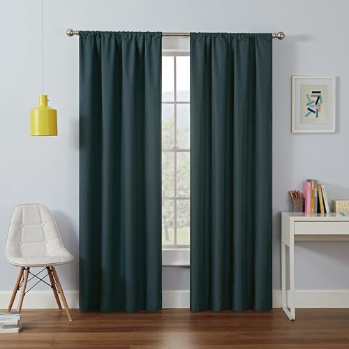 Cortina térmica opaca Eclipse Kendall de 95 pulgadas, cortinas aislantes modernas 2