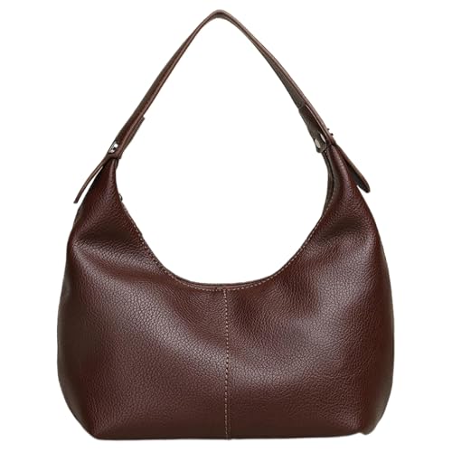 Vervevum Handbags for Women, Retro Soft PU Leather Single Shoulder